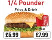 1/4 Pounder Burger