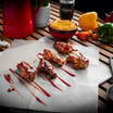 5 Grilled Sticky BBQ Wings