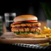 Double Peri Chicken Burger